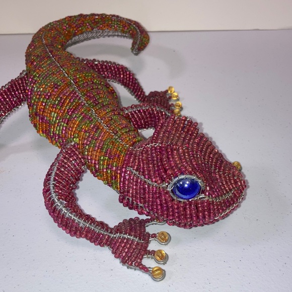 Beaded Lizard Decor - Picture 6 of 9
